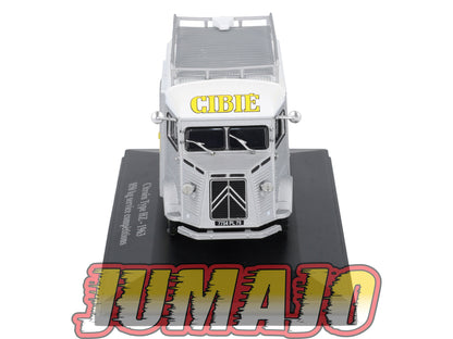 HY29 1/43 ELIGOR Hachette CITROEN Type HZ 850kg Service compétitions Cibie 1963