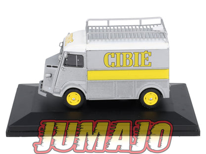 HY29 1/43 ELIGOR Hachette CITROEN Type HZ 850kg Service compétitions Cibie 1963