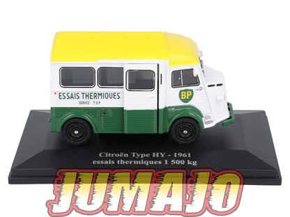 HY32 1/43 ELIGOR Hachette CITROEN Type HY Essais thermiques BP 1500kg 1961