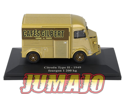 HY40 1/43 ELIGOR Hachette CITROEN Type H Fourgon 1200kg 1949 Cafés Gilbert