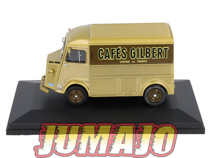 HY40 1/43 ELIGOR Hachette CITROEN Type H Fourgon 1200kg 1949 Cafés Gilbert