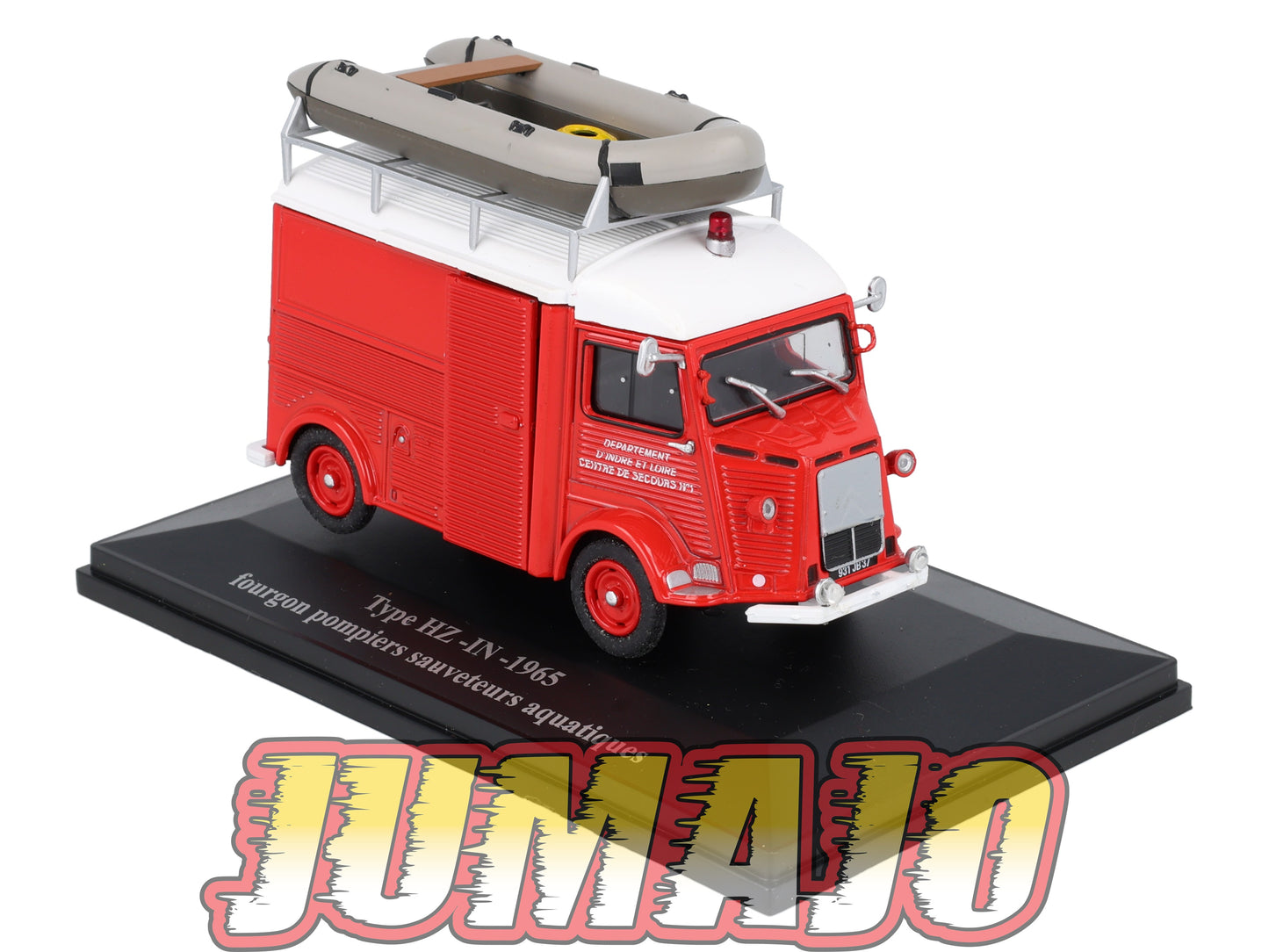 HY44 1/43 ELIGOR Hachette CITROEN Type HZ-IN Pompiers sauveteurs aquatiques 1965
