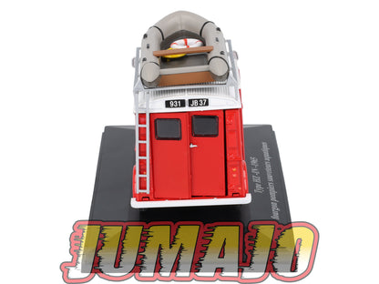 HY44 1/43 ELIGOR Hachette CITROEN Type HZ-IN Pompiers sauveteurs aquatiques 1965