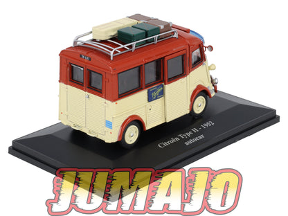 HY46 1/43 ELIGOR Hachette CITROEN Type H Autocar 1952