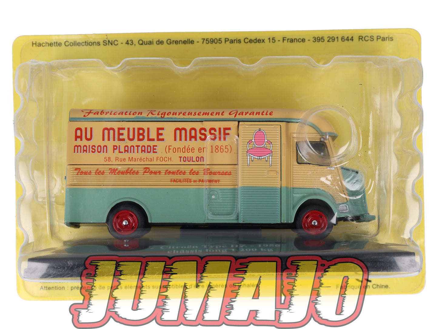 HY49 1/43 ELIGOR Hachette CITROEN Type HZ Châssis long 1200kg 1956