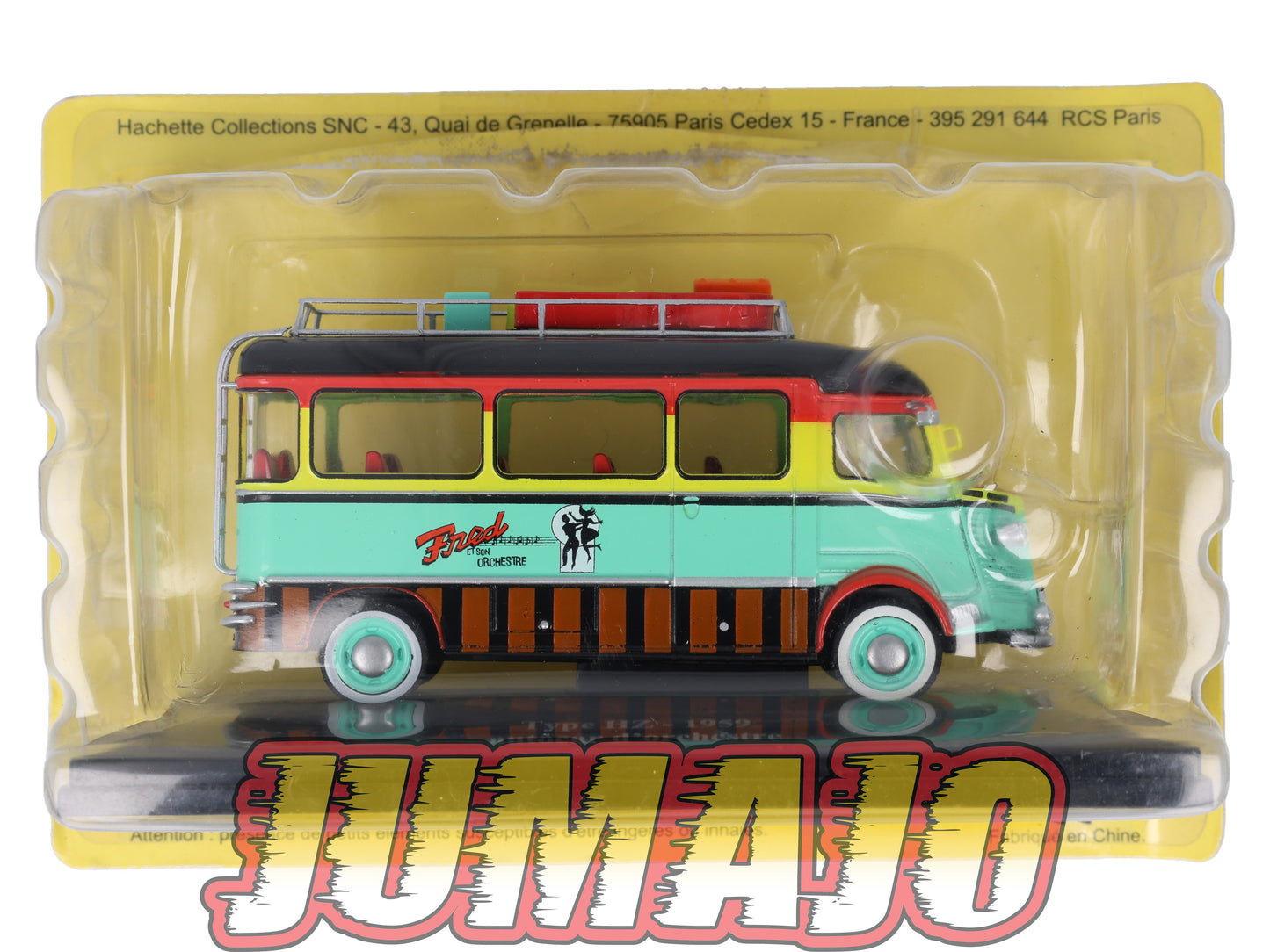 HY57 1/43 ELIGOR Hachette CITROEN Type HZ Autocar d'orchestre 1959