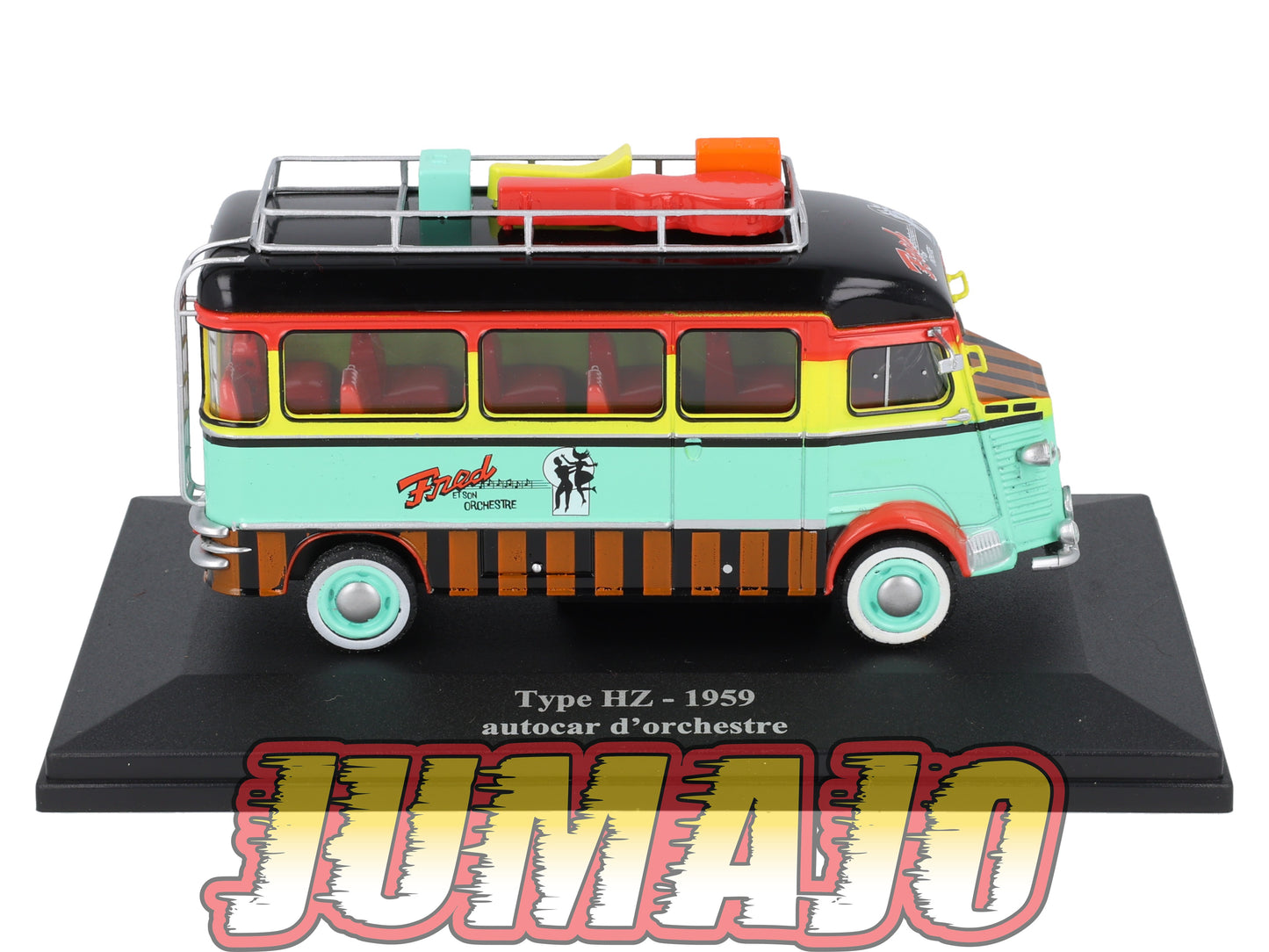 HY57 1/43 ELIGOR Hachette CITROEN Type HZ Autocar d'orchestre 1959