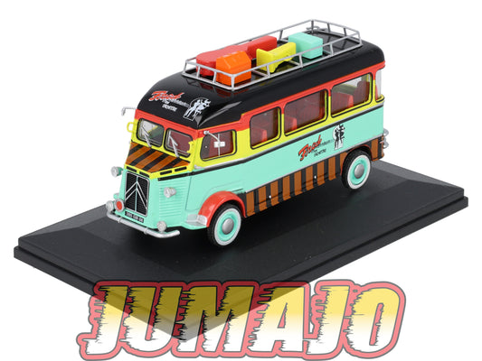 HY57 1/43 ELIGOR Hachette CITROEN Type HZ Autocar d'orchestre 1959