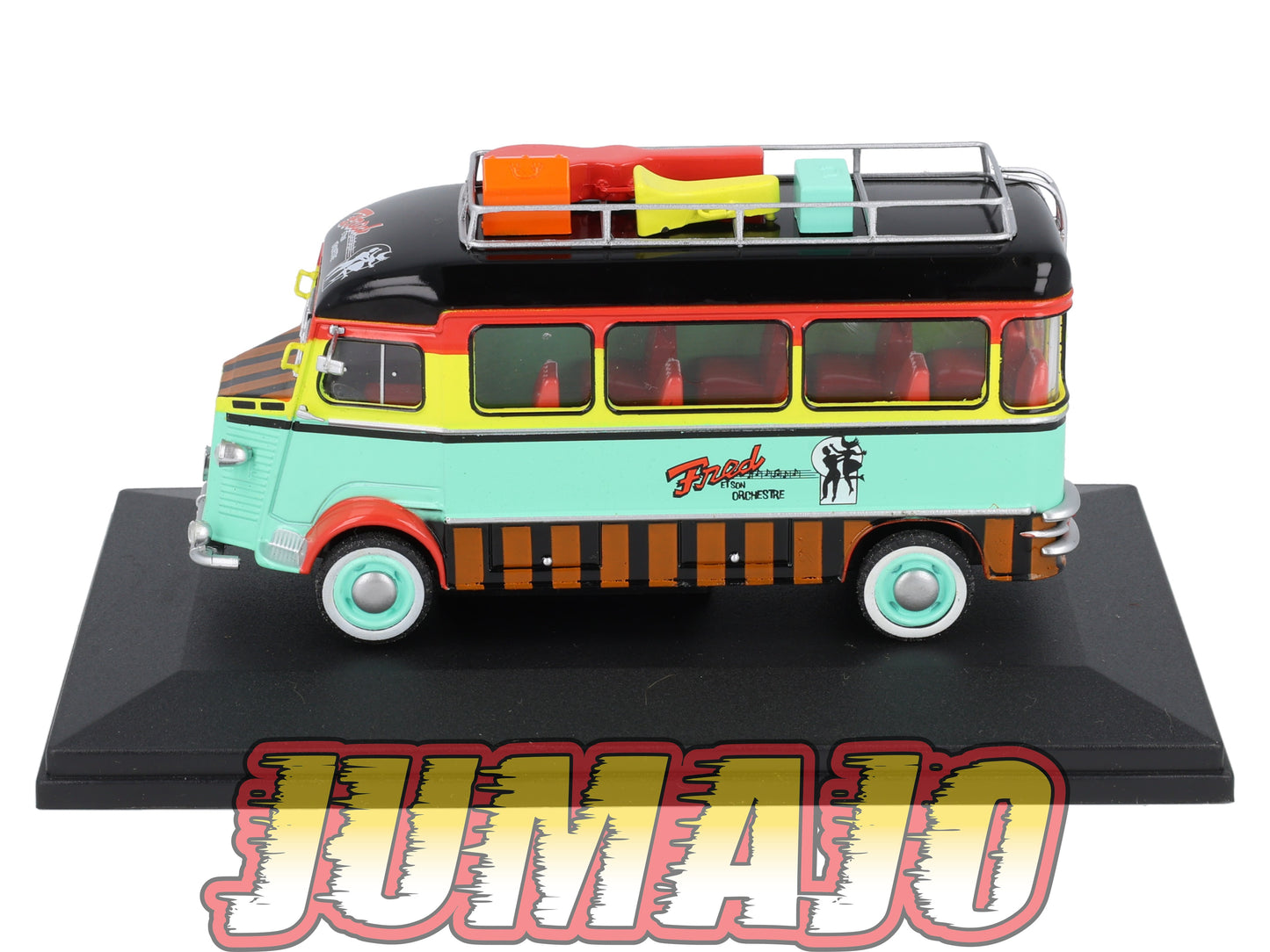 HY57 1/43 ELIGOR Hachette CITROEN Type HZ Autocar d'orchestre 1959