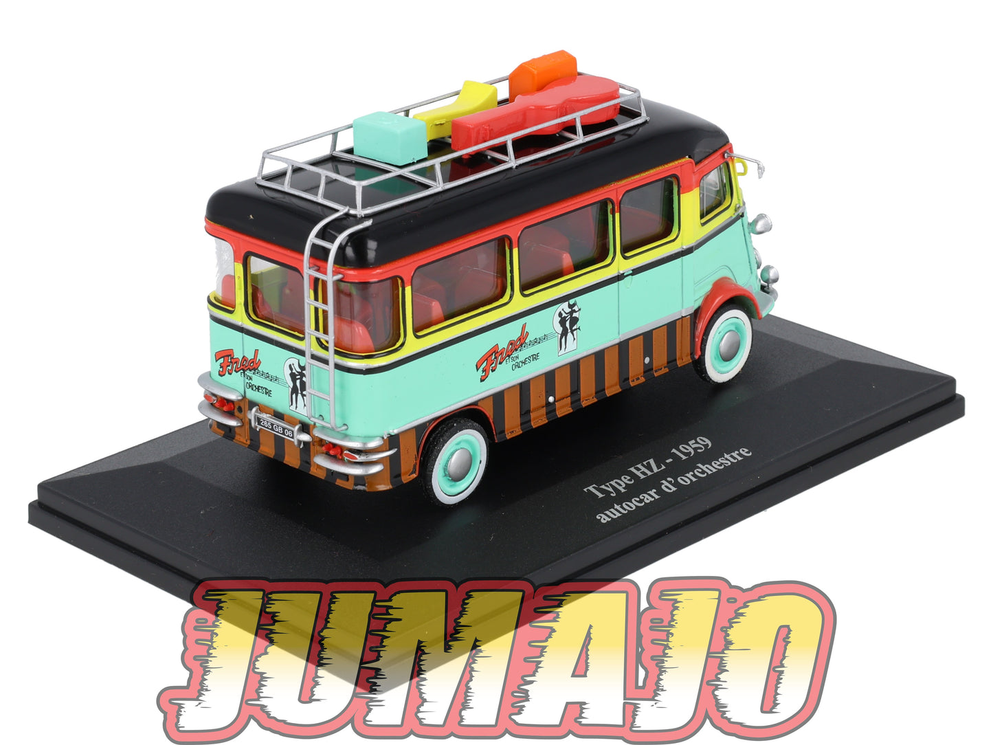 HY57 1/43 ELIGOR Hachette CITROEN Type HZ Autocar d'orchestre 1959