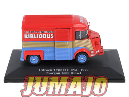 HY58 1/43 ELIGOR Hachette CITROEN Type HY-IN2 Fourgon 1600 Diesel BIBLIOBUS 1970