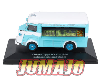 HY59 1/43 ELIGOR Hachette CITROEN Type HY72 Poissonnerie ambulante 1964