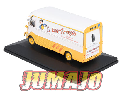 HY61 1/43 ELIGOR Hachette CITROEN Type HZ Châssis long 1200kg 1957 Les bons fromages