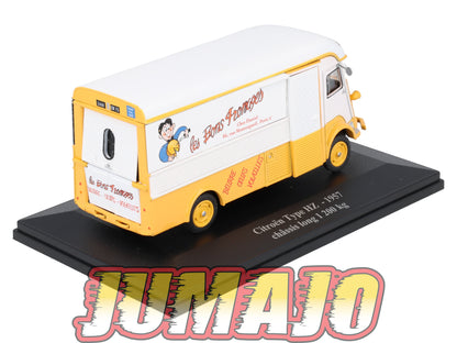 HY61 1/43 ELIGOR Hachette CITROEN Type HZ Châssis long 1200kg 1957 Les bons fromages