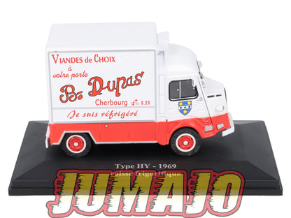 HY63 1/43 ELIGOR Hachette CITROEN Type HY Caisse frigorifique 1969 Dupas