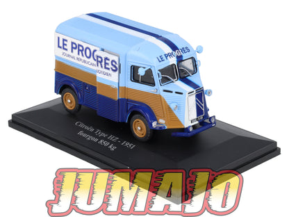 HY66 1/43 ELIGOR Hachette CITROEN Type HZ Fourgon 850 kg Le progrès 1951