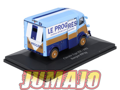HY66 1/43 ELIGOR Hachette CITROEN Type HZ Fourgon 850 kg Le progrès 1951