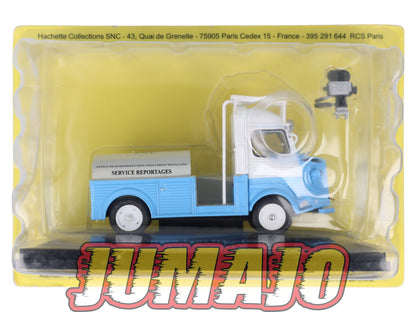 HY70 1/43 ELIGOR Hachette CITROEN Type HY Plate-forme TV ORTF 1960