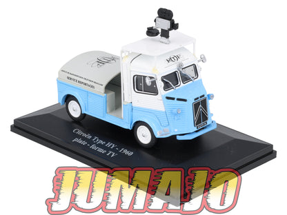 HY70 1/43 ELIGOR Hachette CITROEN Type HY Plate-forme TV ORTF 1960