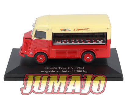 HY7 1/43 ELIGOR Hachette CITROEN Type HY Camionnette Magasin Ambulant 1500 kg 1964