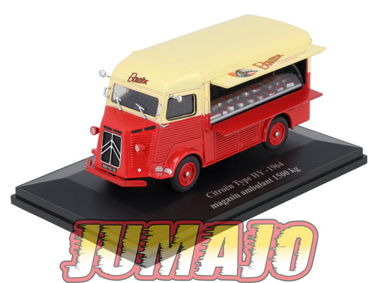HY7 1/43 ELIGOR Hachette CITROEN Type HY Camionnette Magasin Ambulant 1500 kg 1964