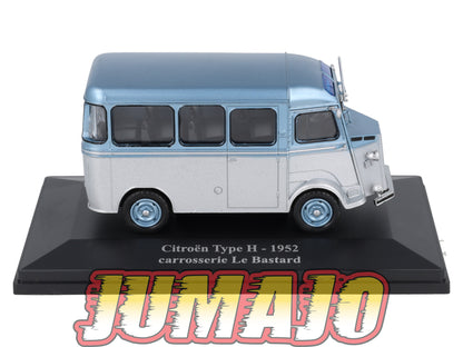 HY9 1/43 ELIGOR Hachette CITROEN Type H Carrosserie Le Bastard 1952
