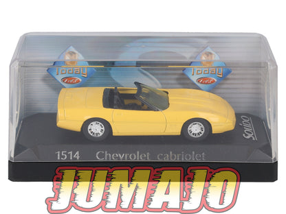 IDO16 Voiture 1/43 Solido : CHEVROLET Corvette C4 cabriolet