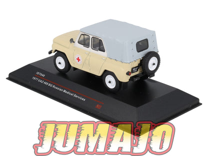 IST40 1/43 IXO IST Models UAZ 469 BG Croix Rouge 1977