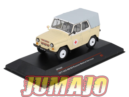 IST40 1/43 IXO IST Models UAZ 469 BG Croix Rouge 1977