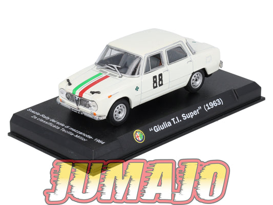 IT81 Voiture 1/43 Altaya : Alfa romeo Giulia T.I Super 1963 Rallye suède #88