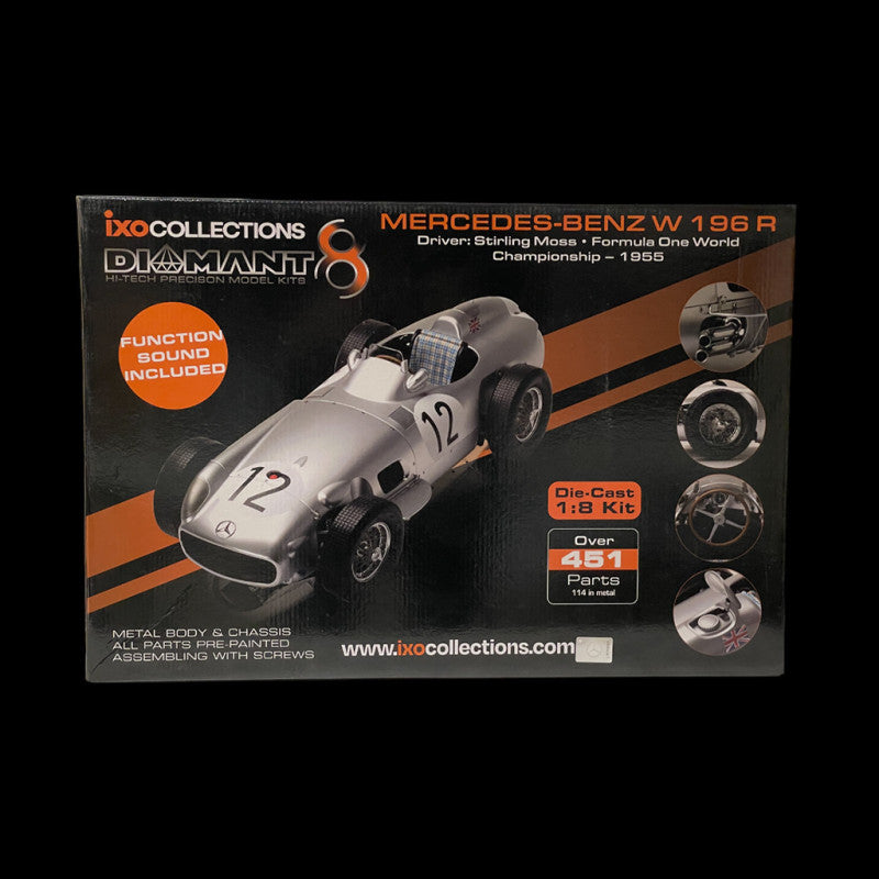 IXC10 Voiture 1/8 IXO Kit à monter : Mercedes W196 S Moss #12