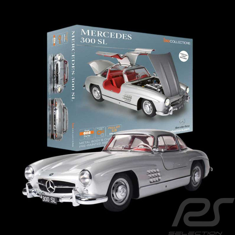 IXC2 Voiture 1/8 IXO Kit à monter : Mercedes Benz 300 SL Silver