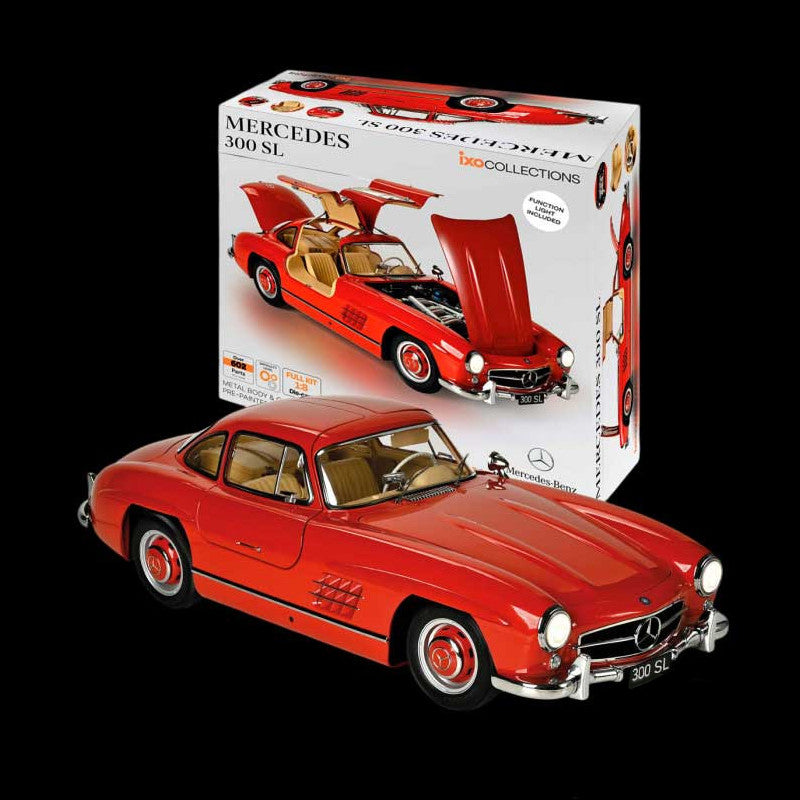 IXC3 Voiture 1/8 IXO Kit à monter : Mercedes Benz 300 SL rouge