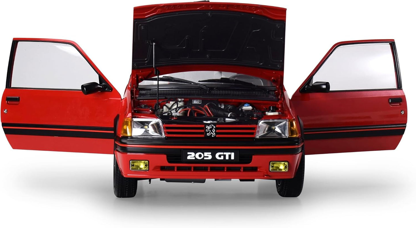 IXC7 Voiture 1/8 IXO Kit à monter : Peugeot 205 GTI 1.9 Rouge