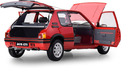 IXC7 Voiture 1/8 IXO Kit à monter : Peugeot 205 GTI 1.9 Rouge