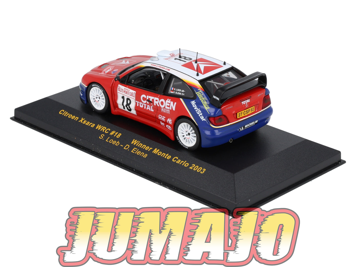 IXO100 Voiture 1/43 IXO Models Rallye : CITROEN Xsara WRC #18 Winner 2003 S.Loeb