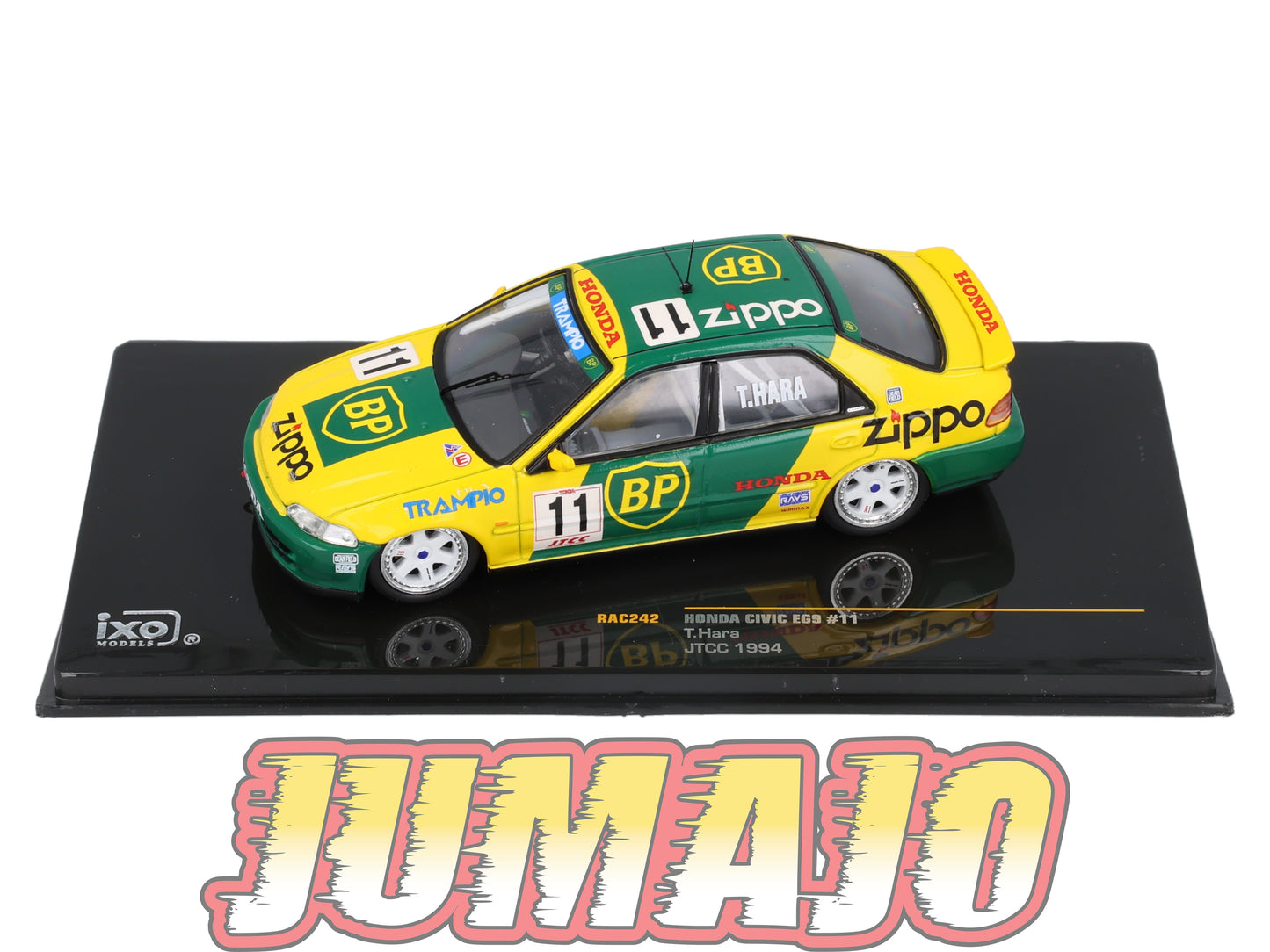 IXO242 Voiture 1/43 IXO Models Rallye HONDA Civic EG9 T.Hara 1994 #11