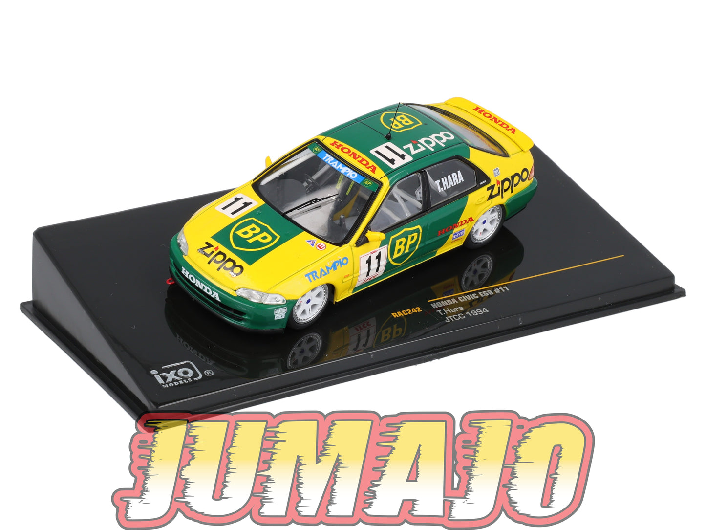 IXO242 Voiture 1/43 IXO Models Rallye HONDA Civic EG9 T.Hara 1994 #11