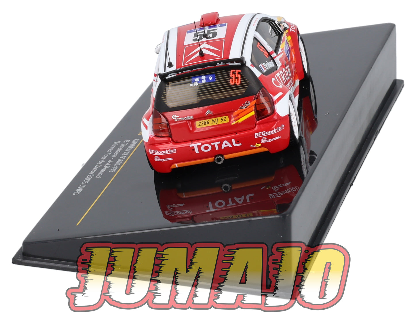 IXO245 Voiture 1/43 IXO Models Rallye : CITROEN C2 S1600 B.Tirabassi 2006 Corse #55