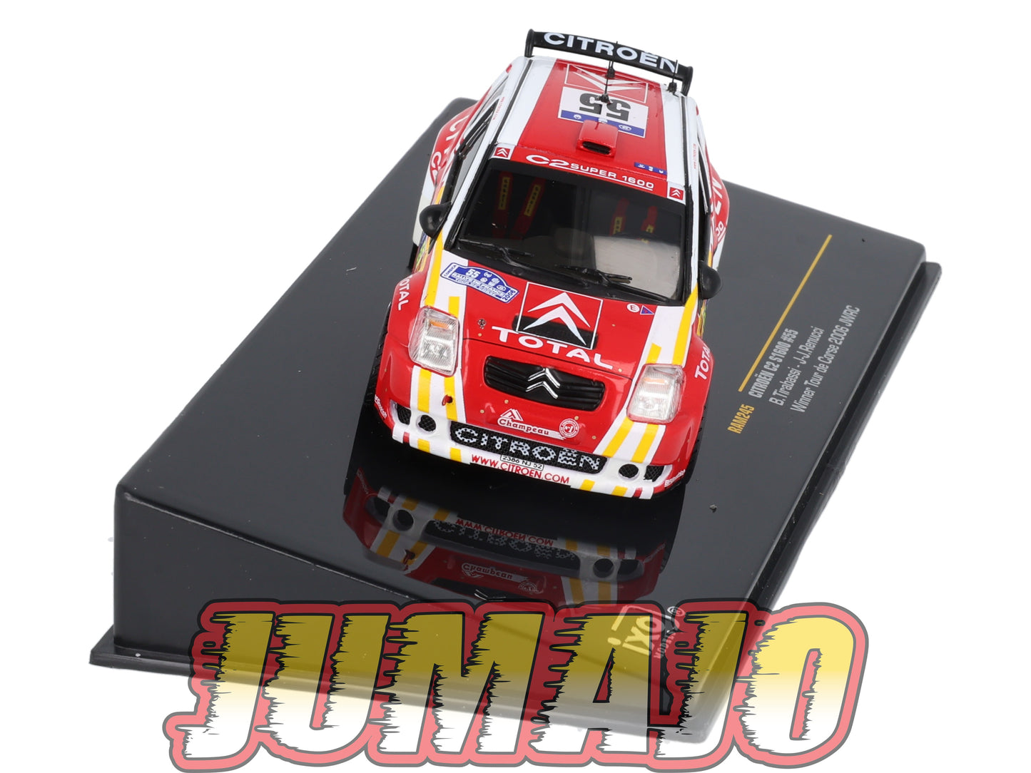 IXO245 Voiture 1/43 IXO Models Rallye : CITROEN C2 S1600 B.Tirabassi 2006 Corse #55