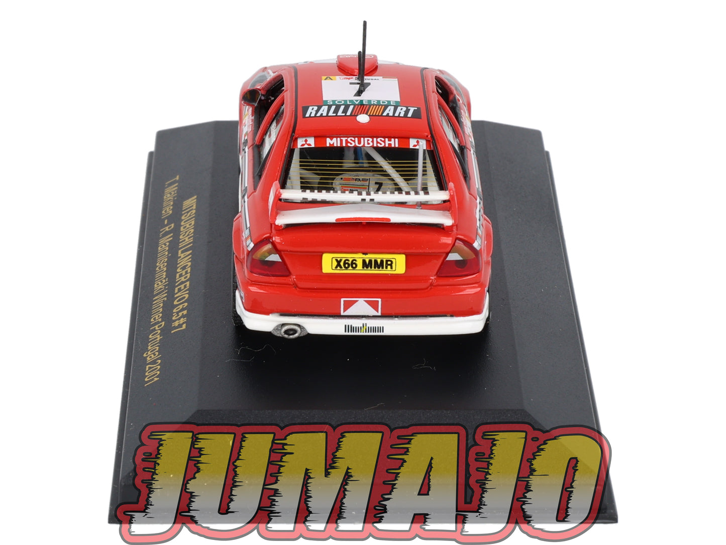 IXO305 Voiture 1/43 IXO Models Rallye : MITSUBISHI Lancer Evo 6.5 #7 2001 T.Makinen
