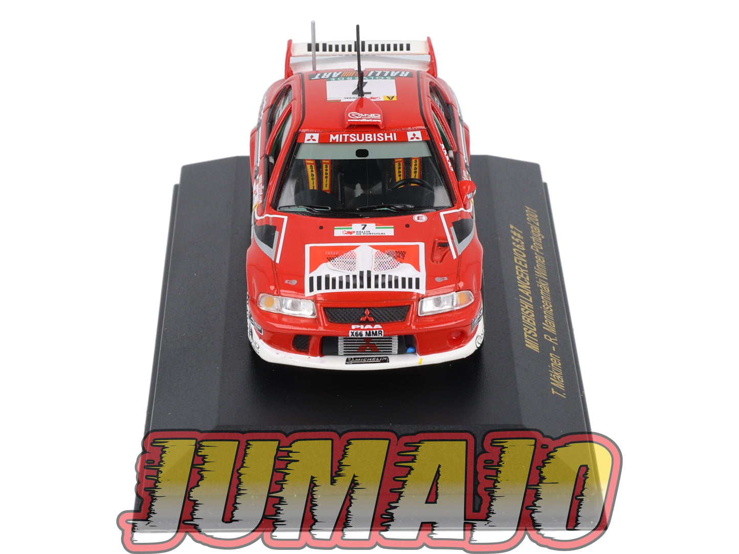IXO305 Voiture 1/43 IXO Models Rallye : MITSUBISHI Lancer Evo 6.5 #7 2001 T.Makinen