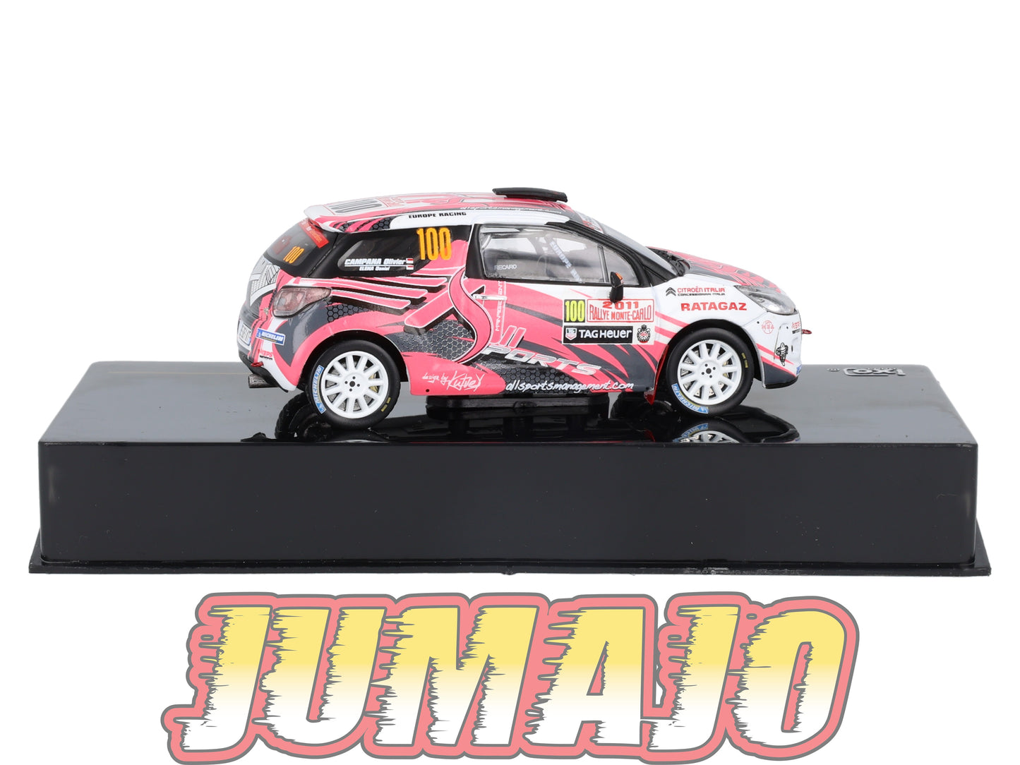 IXO460 Voiture 1/43 IXO Models Rallye CITROEN DS3 R3 D.Elena Monte-carlo #100