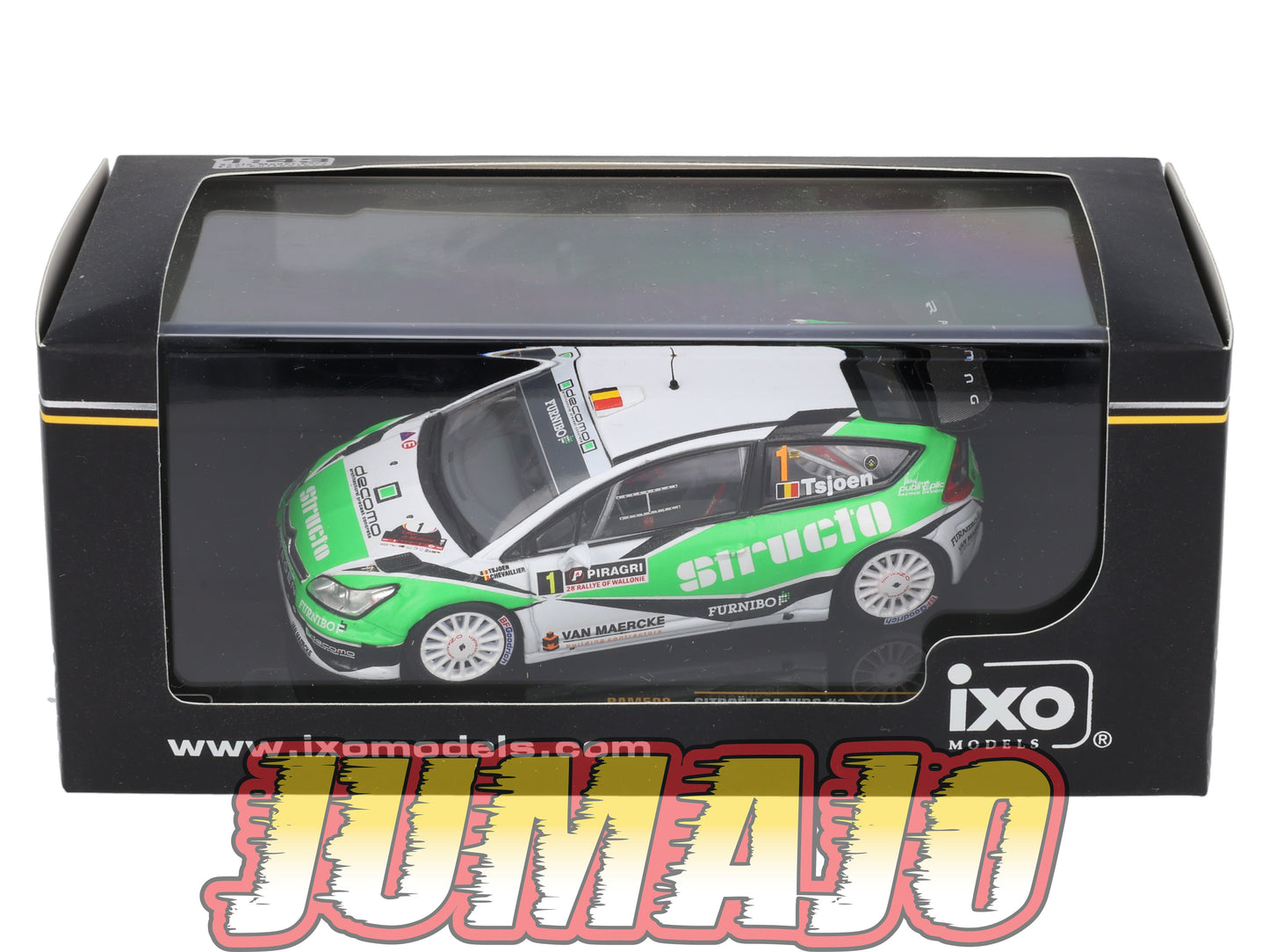 IXO508 Voiture 1/43 IXO Models Rallye CITROEN C4 WRC P.Tsjoen 2011 Wallonie #1