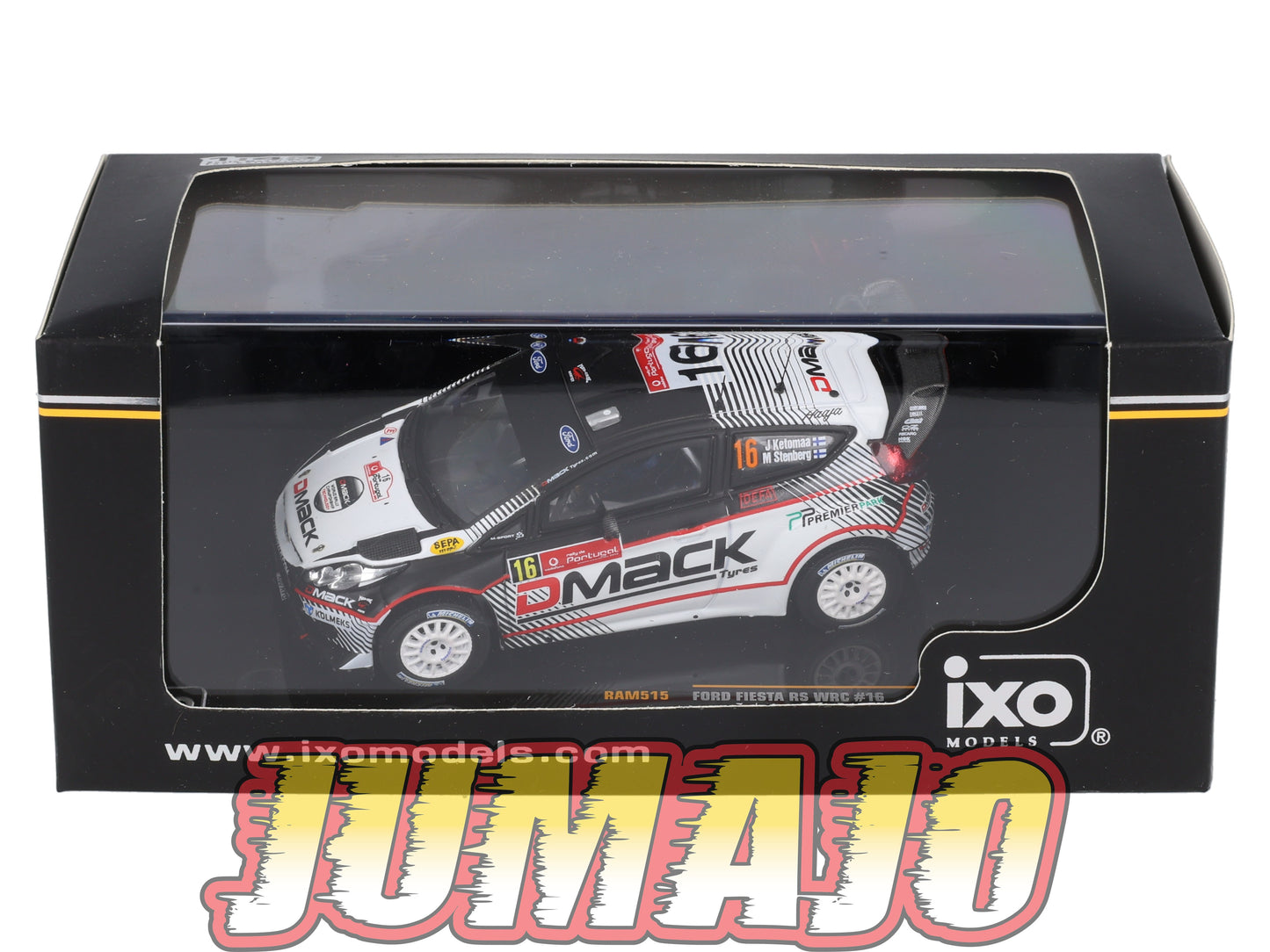 IXO515 Voiture 1/43 IXO Models Rallye : FORD Fiesta RS WRC J.Ketomaa 2012 Portugal #16