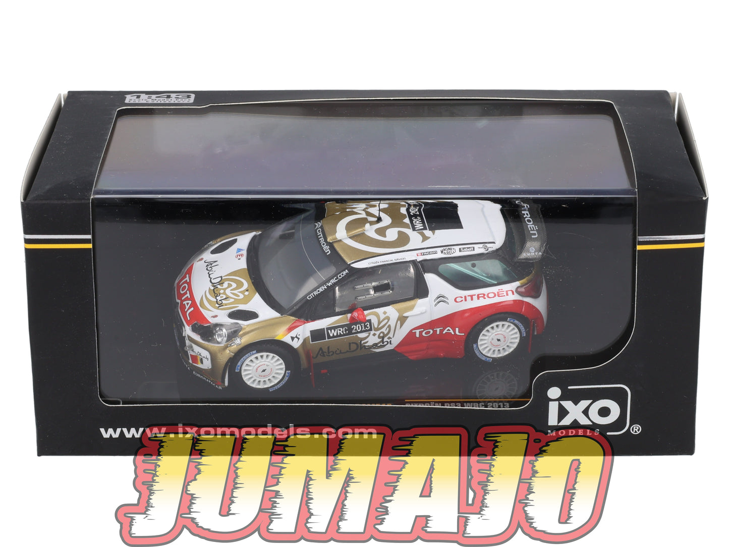 IXO519 Voiture 1/43 IXO Models Rallye : CITROEN DS3 WRC 2013 Abu Dhabi