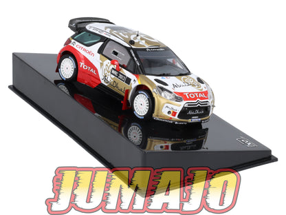 IXO519 Voiture 1/43 IXO Models Rallye : CITROEN DS3 WRC 2013 Abu Dhabi