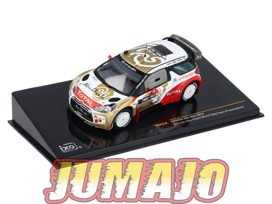 IXO519 Voiture 1/43 IXO Models Rallye : CITROEN DS3 WRC 2013 Abu Dhabi