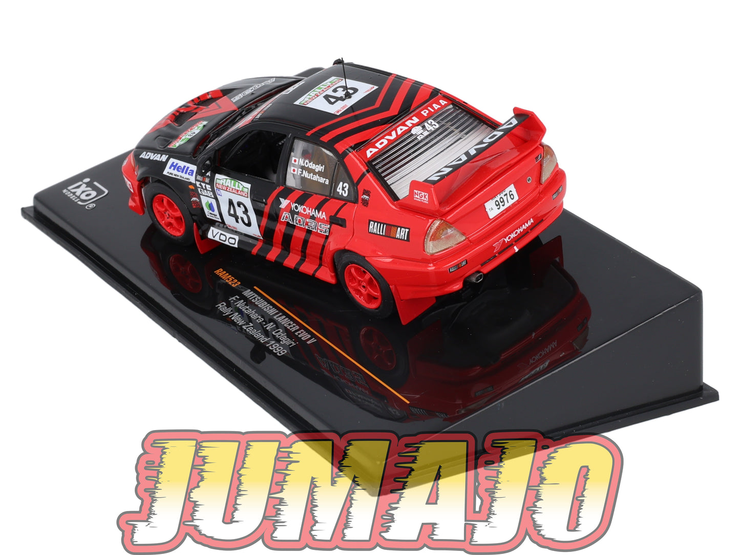 IXO523 Voiture 1/43 IXO Models Rallye MITSUBISHI Lancer Evo V F.Nutahara 1999 #43