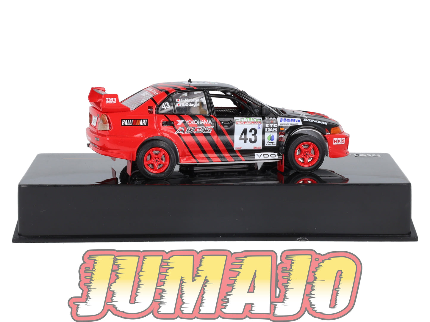 IXO523 Voiture 1/43 IXO Models Rallye MITSUBISHI Lancer Evo V F.Nutahara 1999 #43